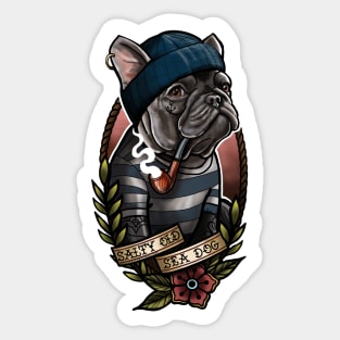 Another salty sea dog Sticker